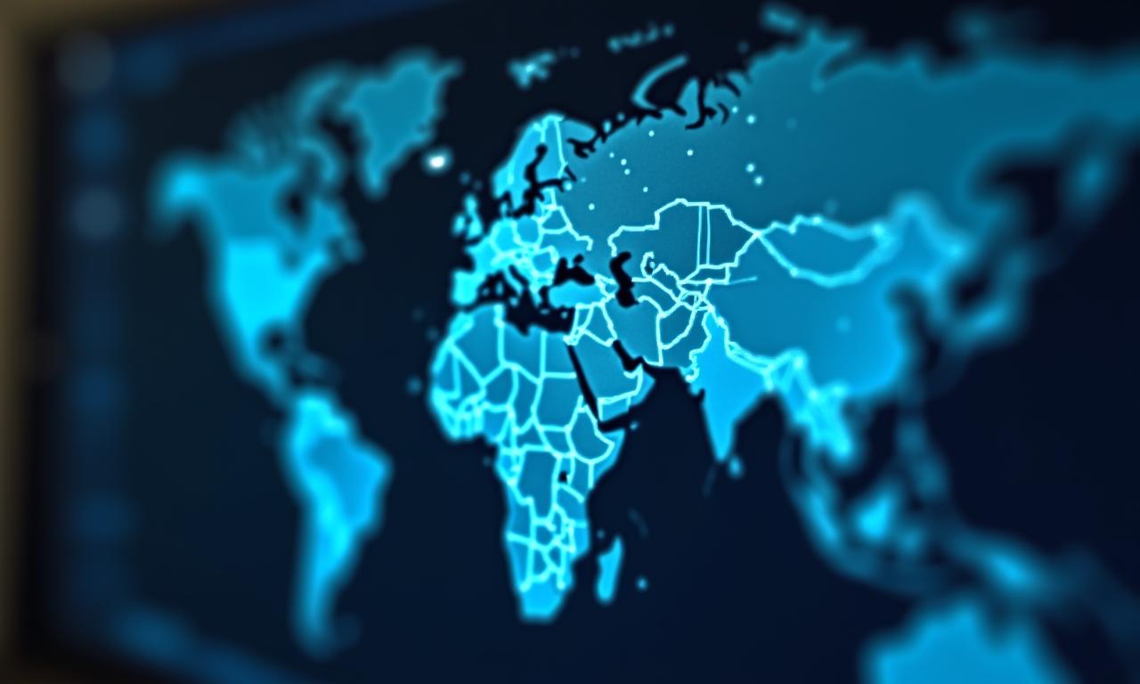 Réseau mondial juridique symbolisé